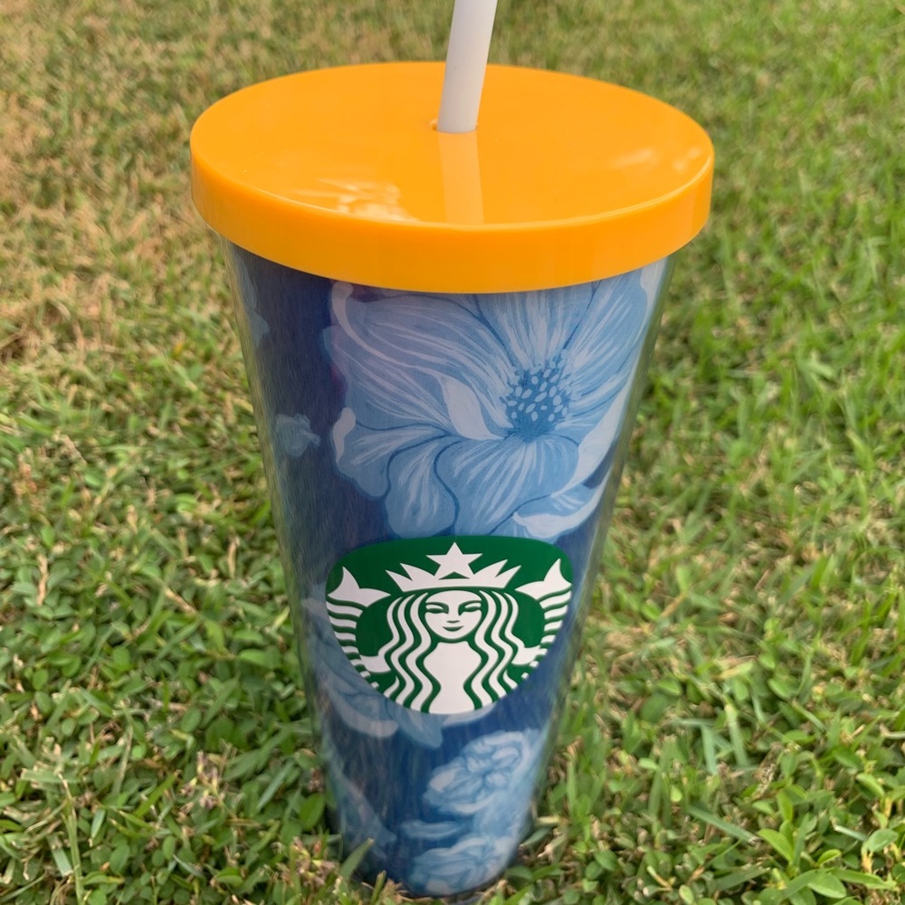 Starbucks Venti Blue Cactus Blossom Tumbler